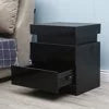 LED High Gloss 2 Drawer Nightstand C264532