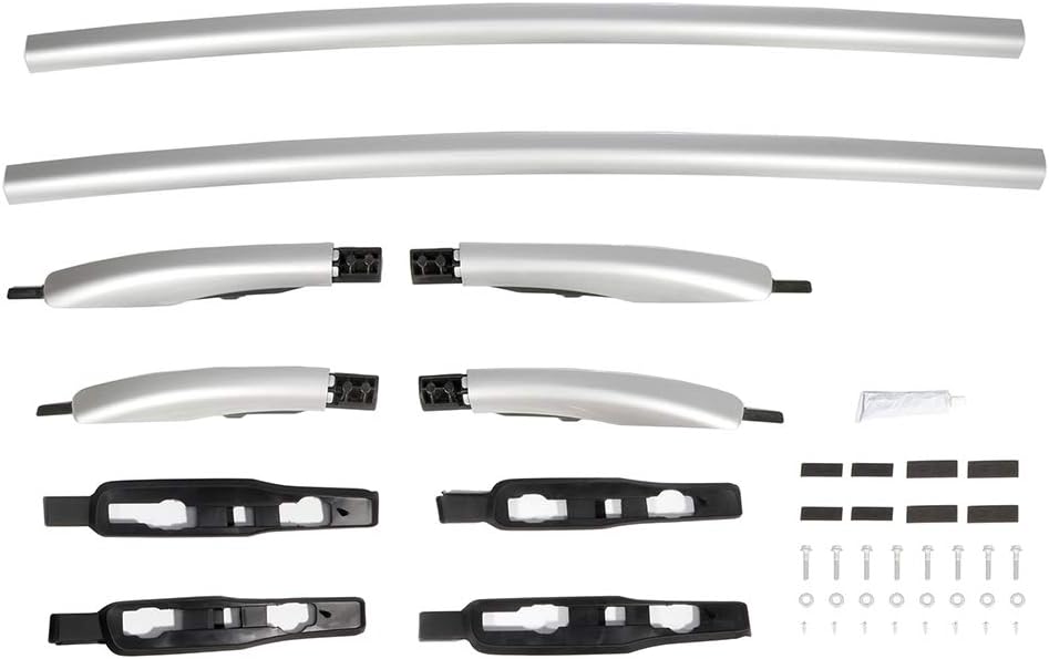 Silver Roof Side Rails Cargo Carrier G731