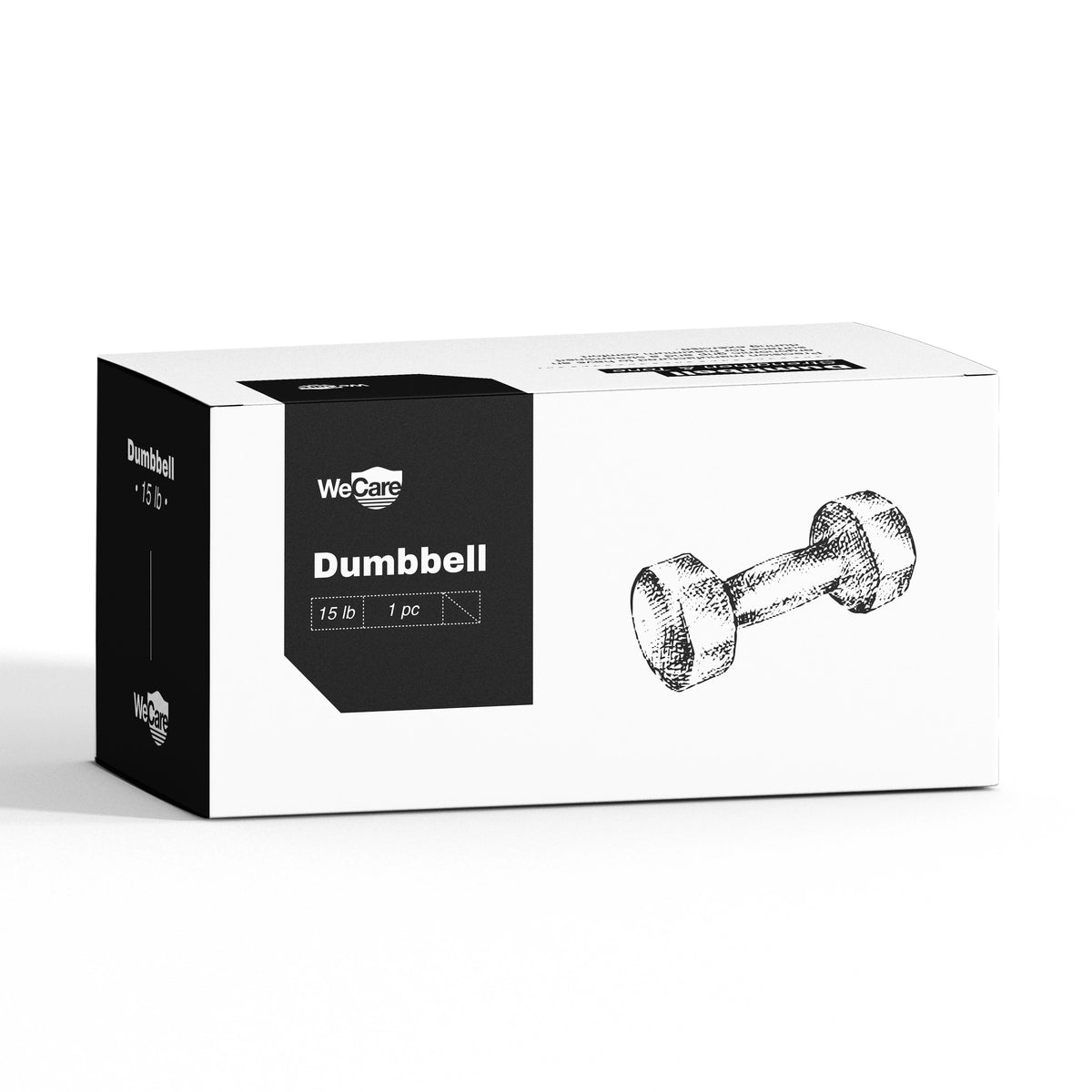15lb Neoprene Dumbbell Pair Black U8407