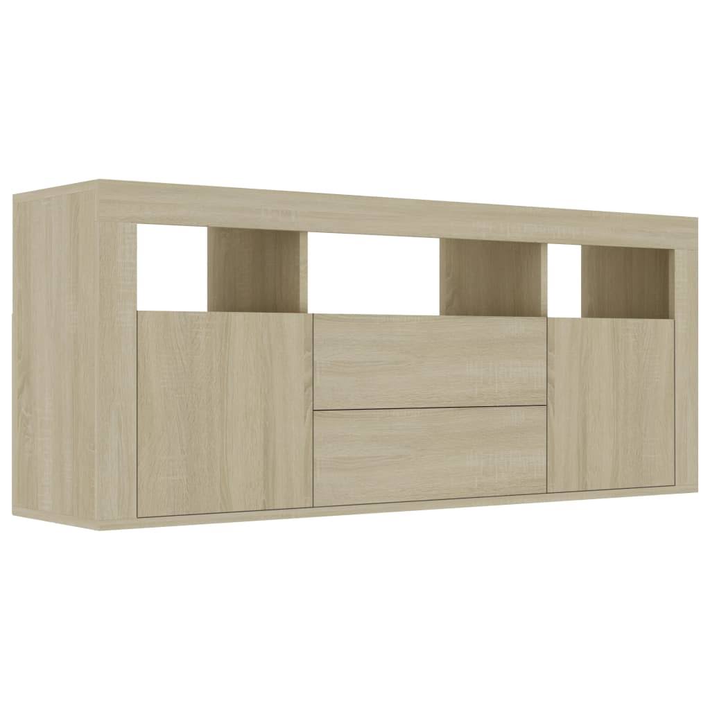 High Gloss White TV Cabinet Chipboard Q90713