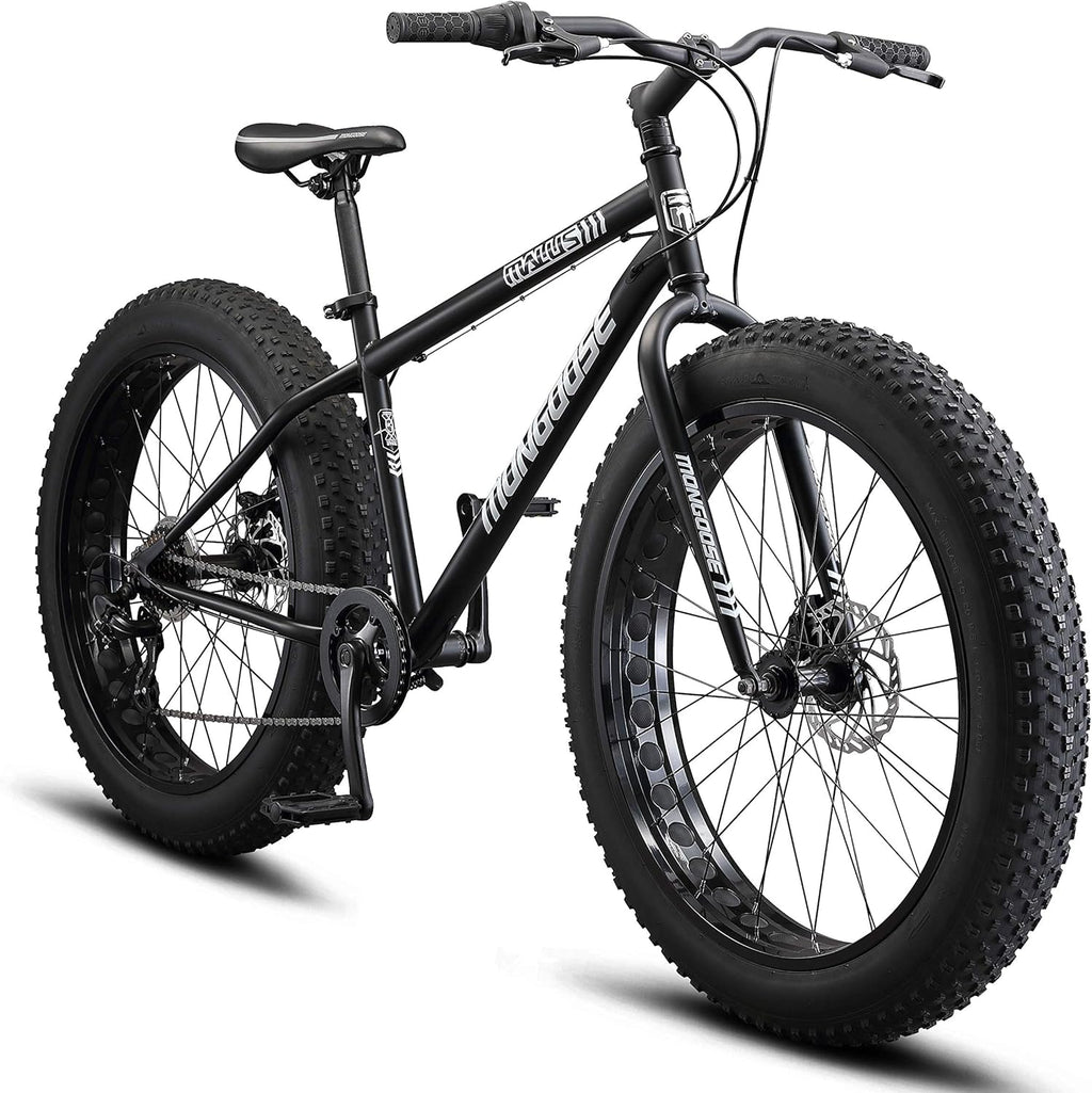 26-Inch 7-Speed Steel Frame Fat Tire Mountain Bike N3231