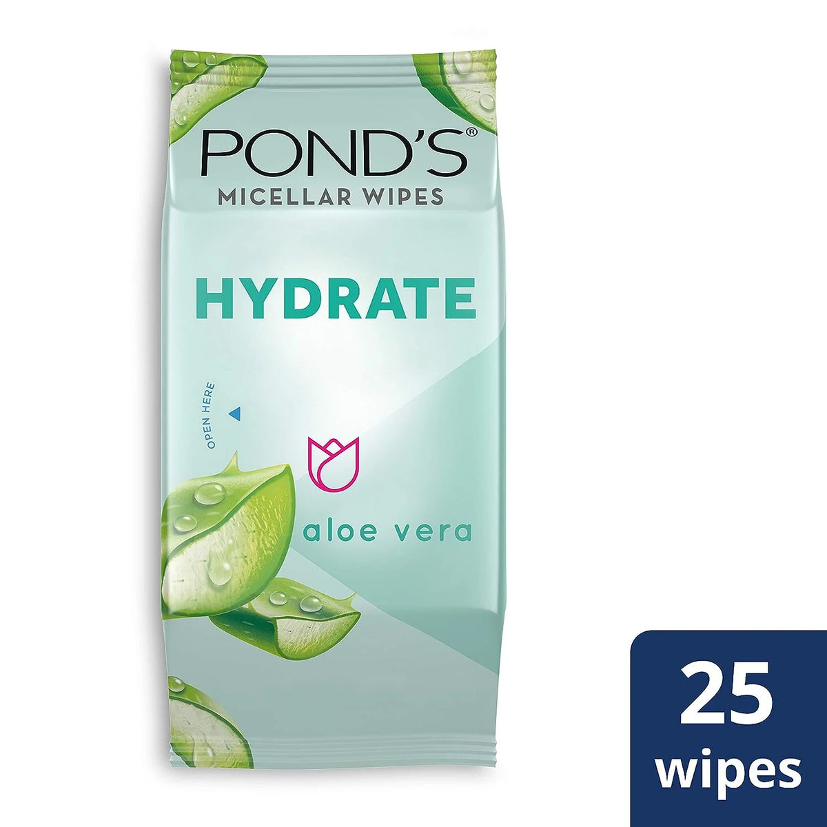 Aloe Vera Micellar Wipes 25 Wipes Y8068