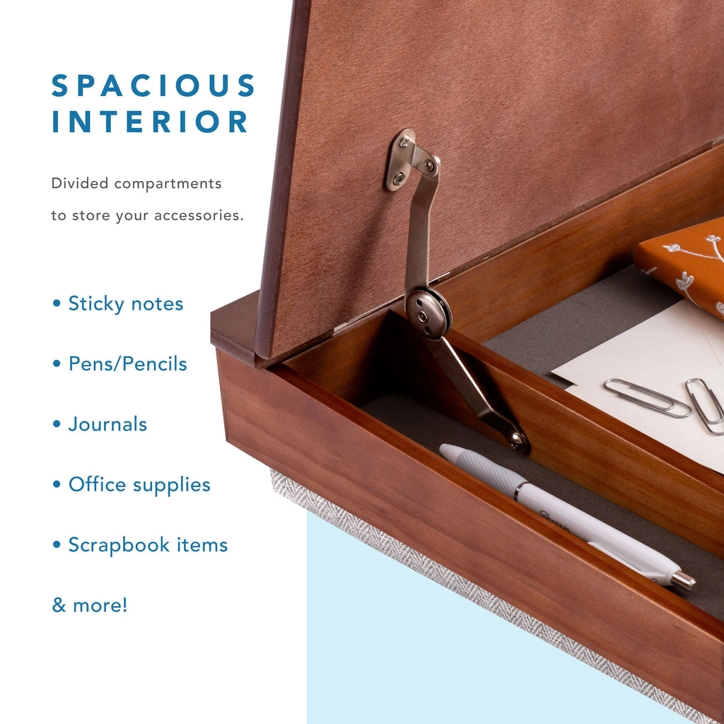Wood Lap Desk with Storage E82691