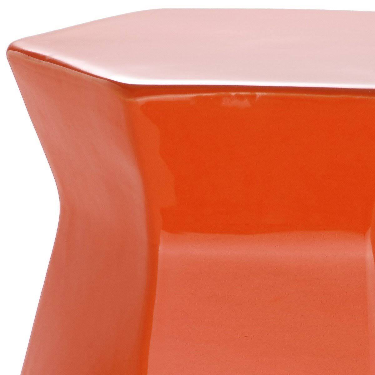 Gold Hexagon Garden Stool T702
