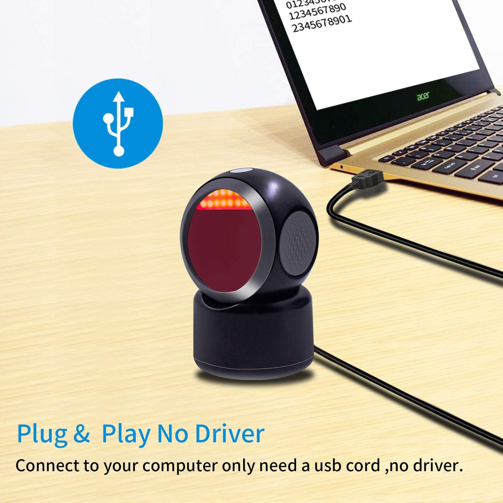 2D USB Barcode Scanner, Pack of 2 T4080
