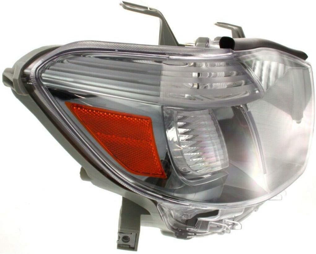 Driver and Passenger Side Headlight Assembly for 2008-2010 Toyota Highlander Z293