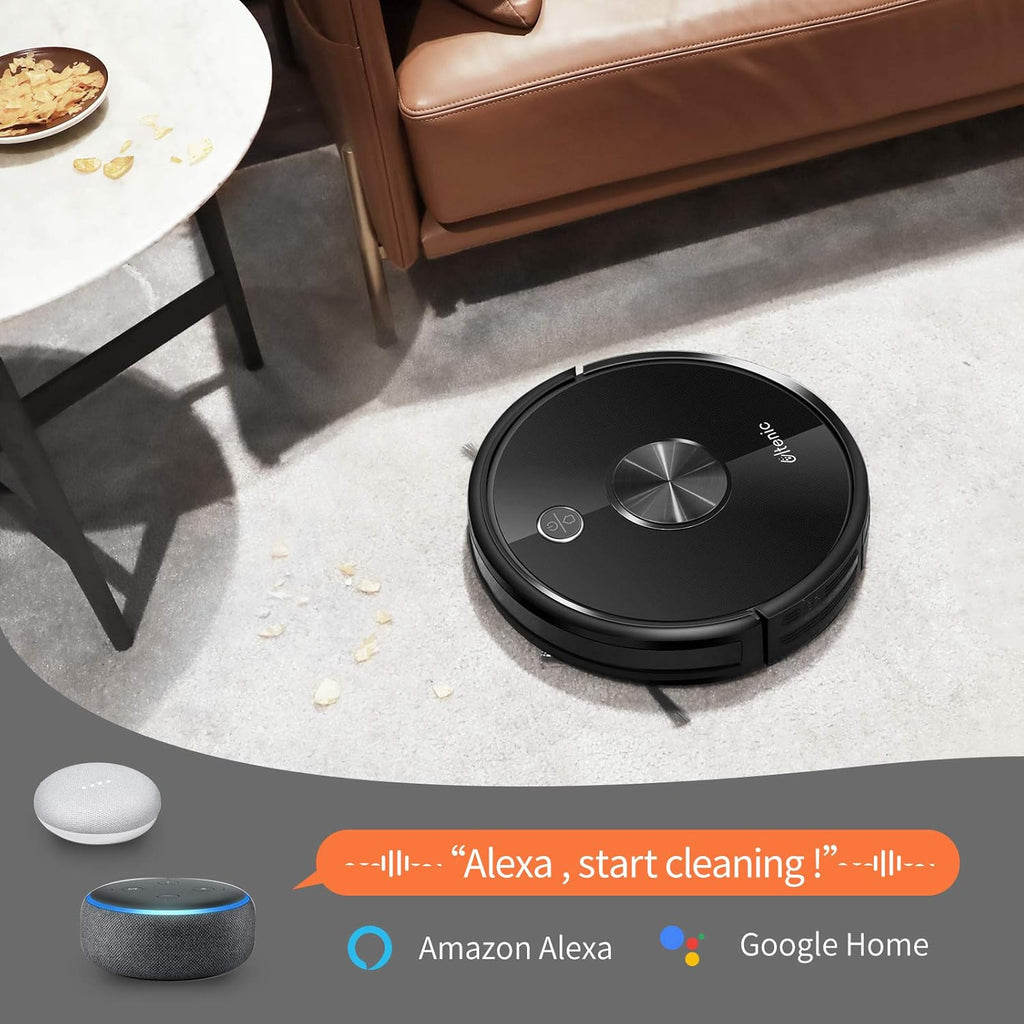 2500Pa Robot Vacuum and Mop with Boundary Strips K467