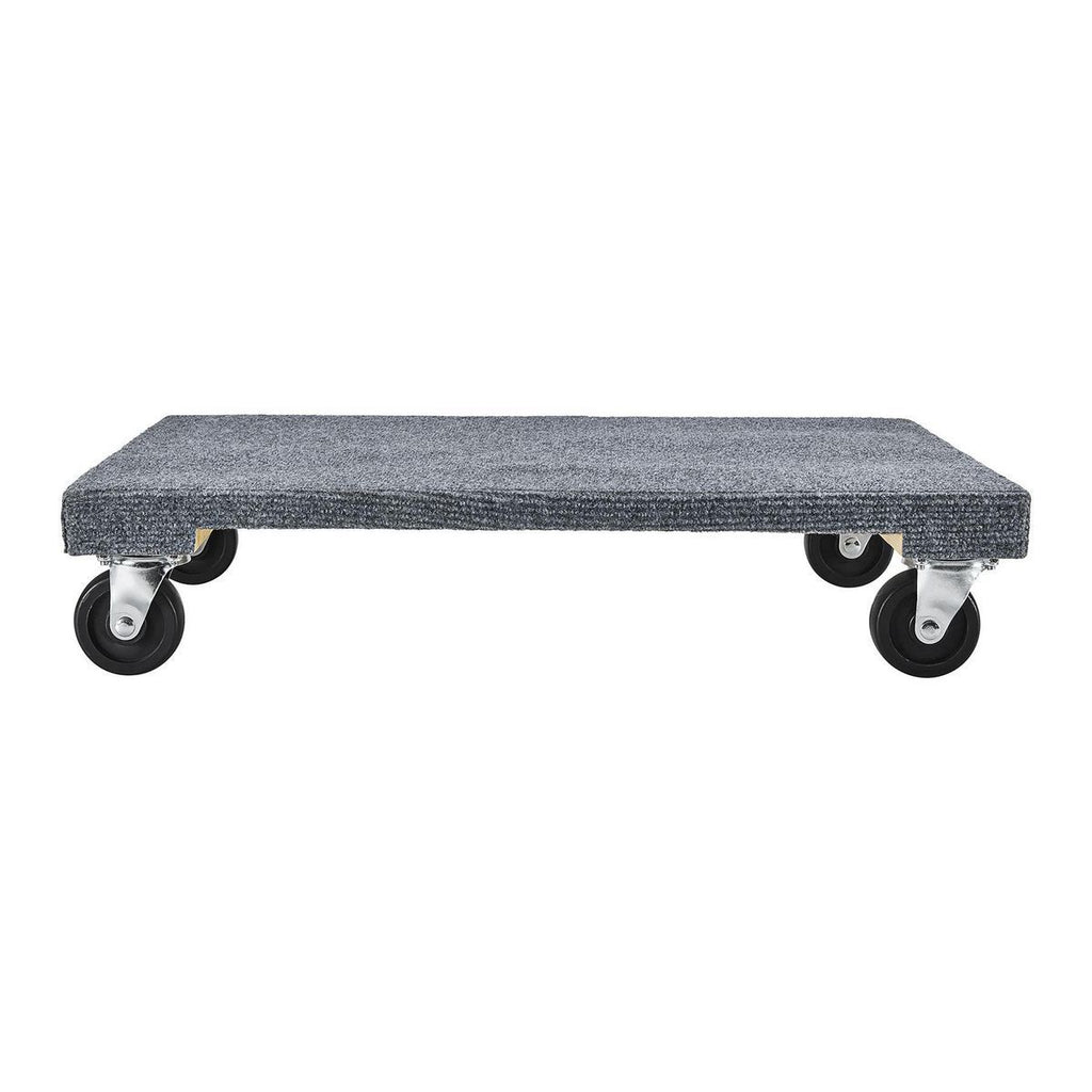 24 in. x 16 in. 1000 lb. Capacity Solid Deck Hardwood Dolly with Carpet Q67964