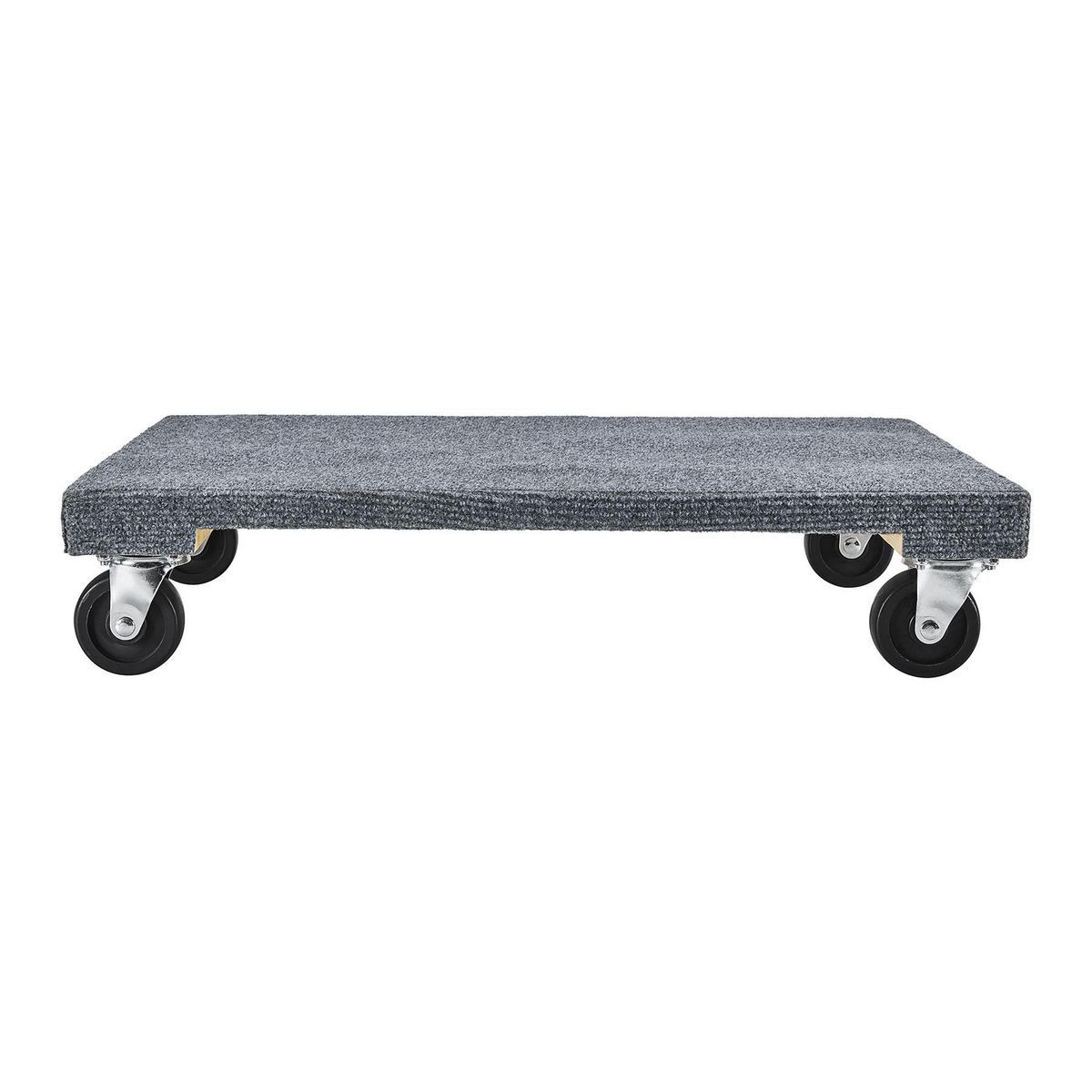 24 in. x 16 in. 1000 lb. Capacity Solid Deck Hardwood Dolly with Carpet Q67964