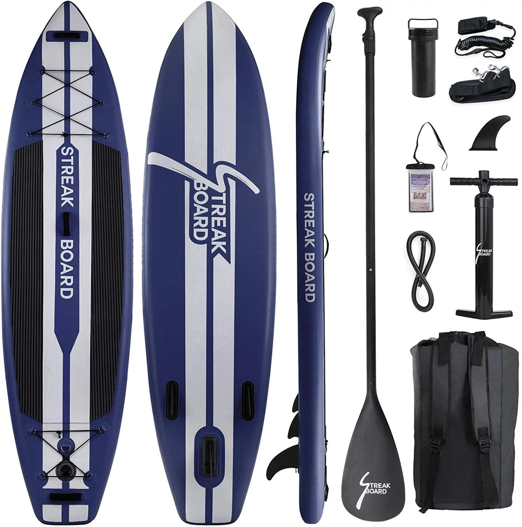 11' Inflatable Stand up Paddle Board with SUP Accessories H53634