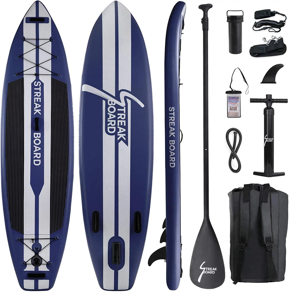 11' Inflatable Stand up Paddle Board with SUP Accessories H53634