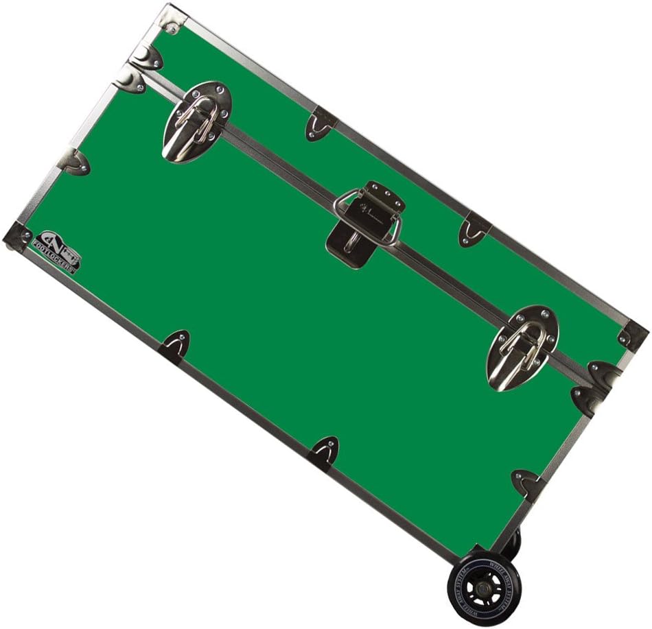 Hot Pink 32 x 18 x 16.5 Inches Lockable Trunk with Wheels U770207