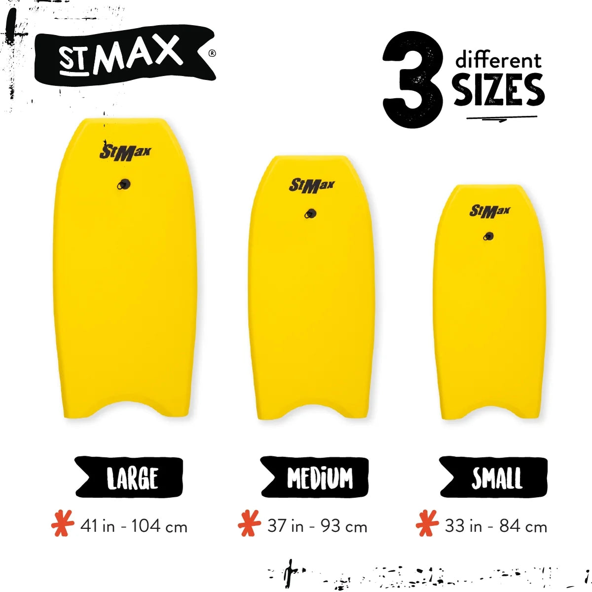 34 Inch EPS Core Bodyboard with Wrist Leash P482