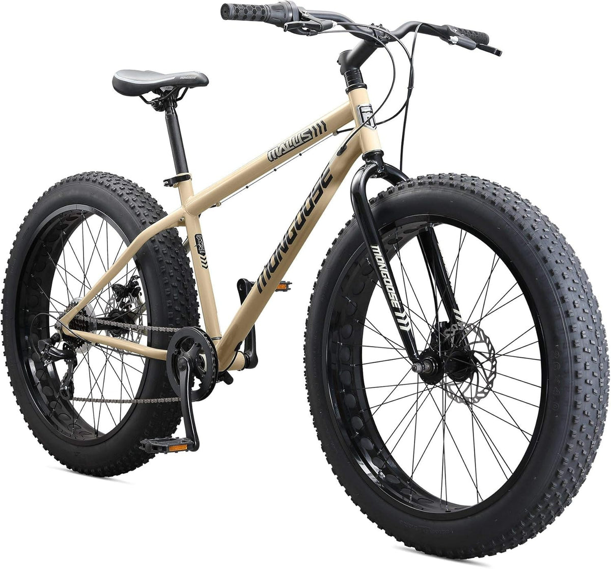 26-Inch 7-Speed Steel Frame Fat Tire Mountain Bike N3231