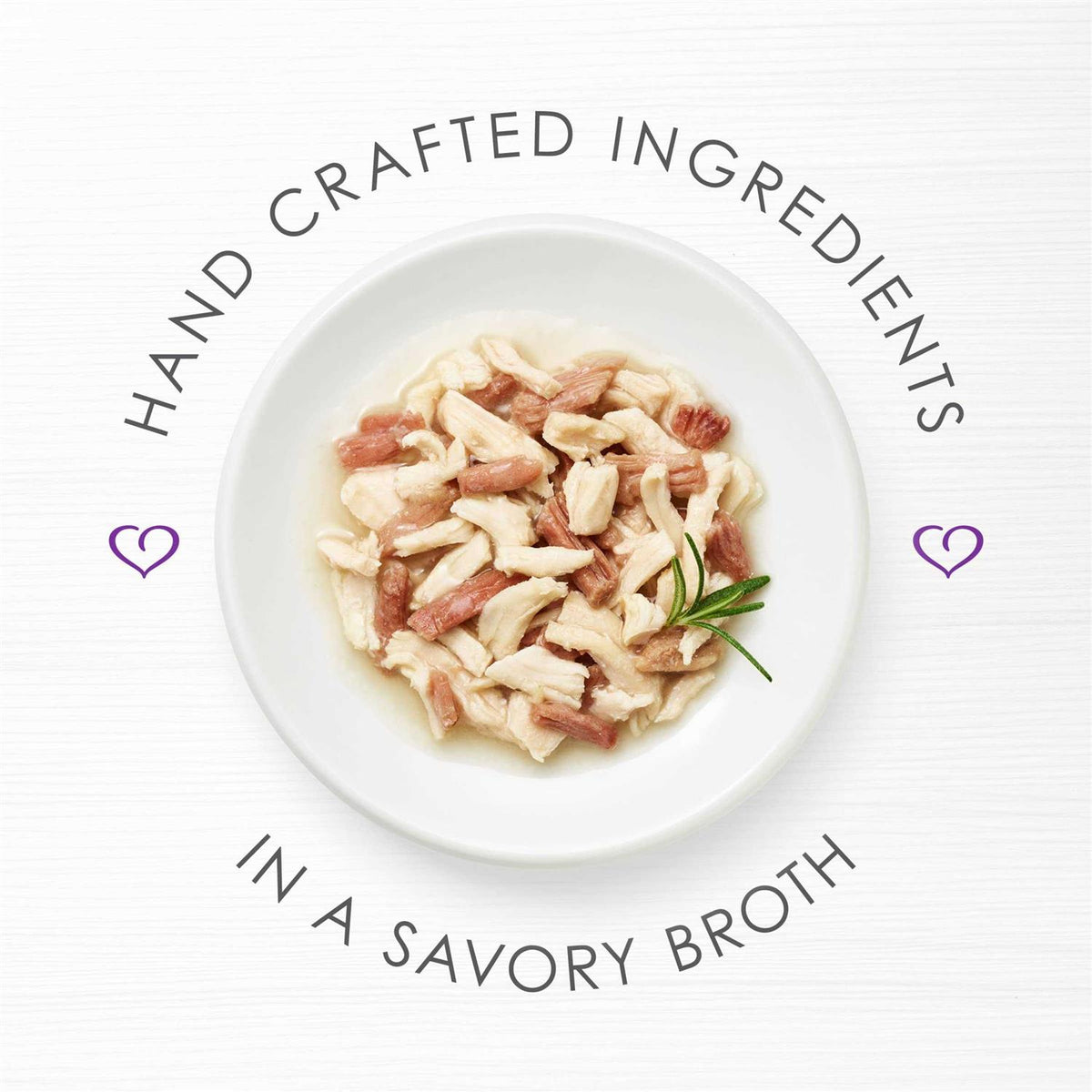 Grain-Free White Meat Chicken & Shredded Beef Wet Cat Food J5074