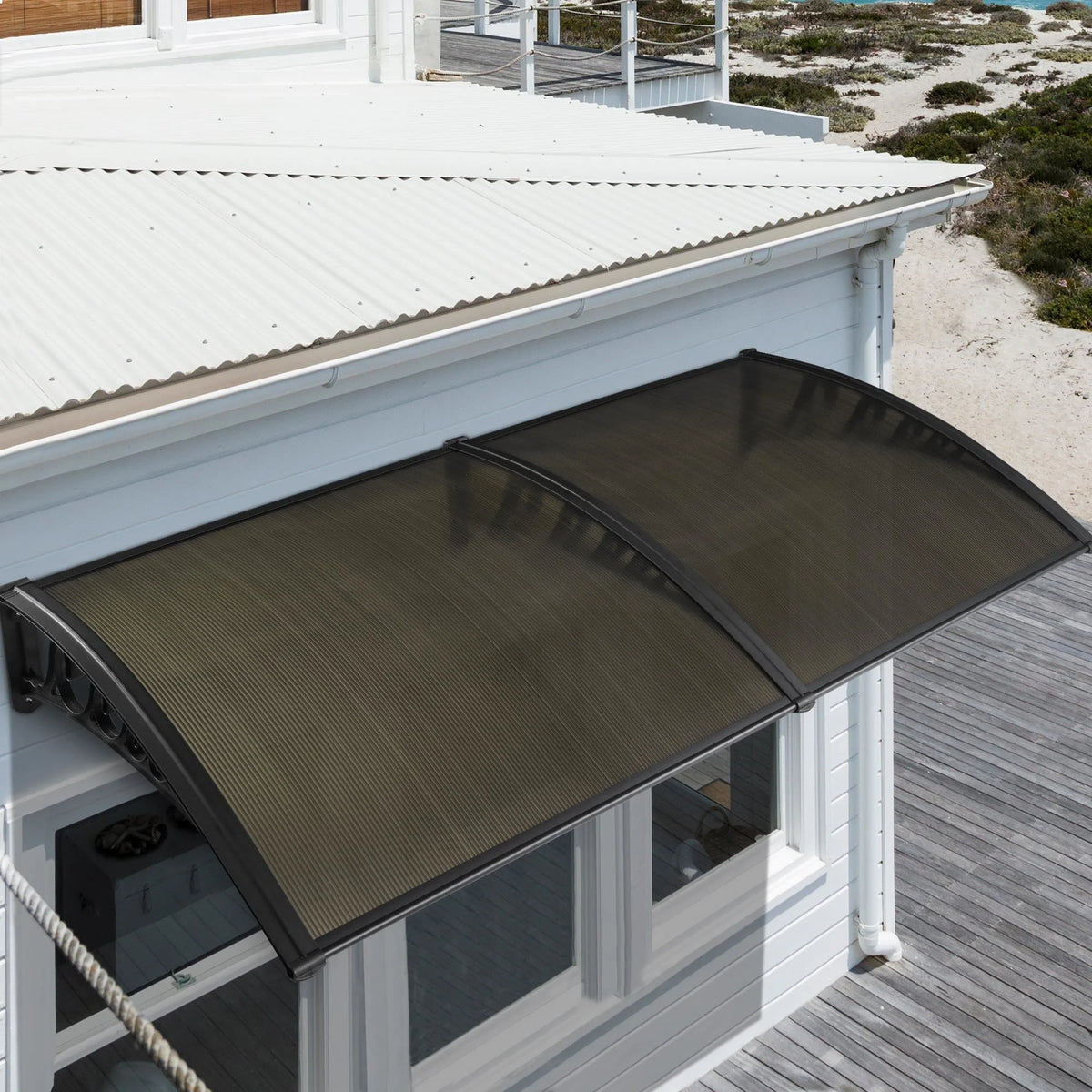 Transparent UV Protected Awning Kit, 2x PC Sheets V5889