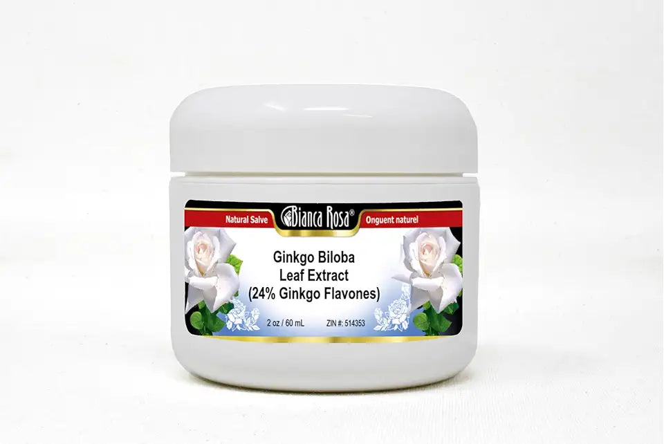 Ginkgo Biloba Leaf Extract Salve Ointment 2 oz 3 Pack E7950