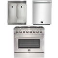 36 Inch Dual Fuel Range, Dishwasher, 60 Inch Refrigerator E623783