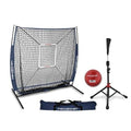 Powernet Practice Net 5 x 5 + Portable Tee Bundle with Strike Zone C9133