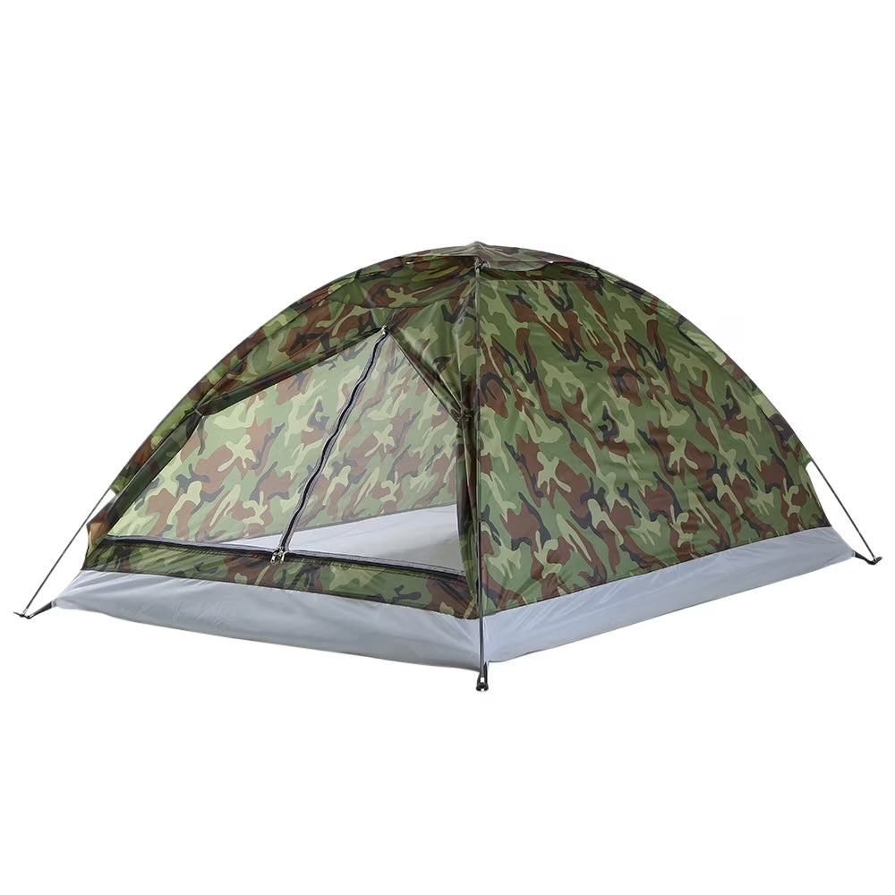 Portable Camouflage Camping Tent for 2 Person Y90285