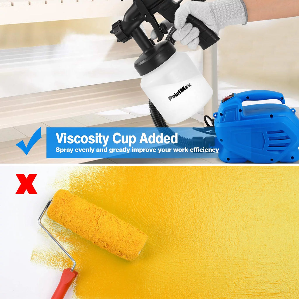 800W Electric Paint Sprayer with 3 Patterns Y338