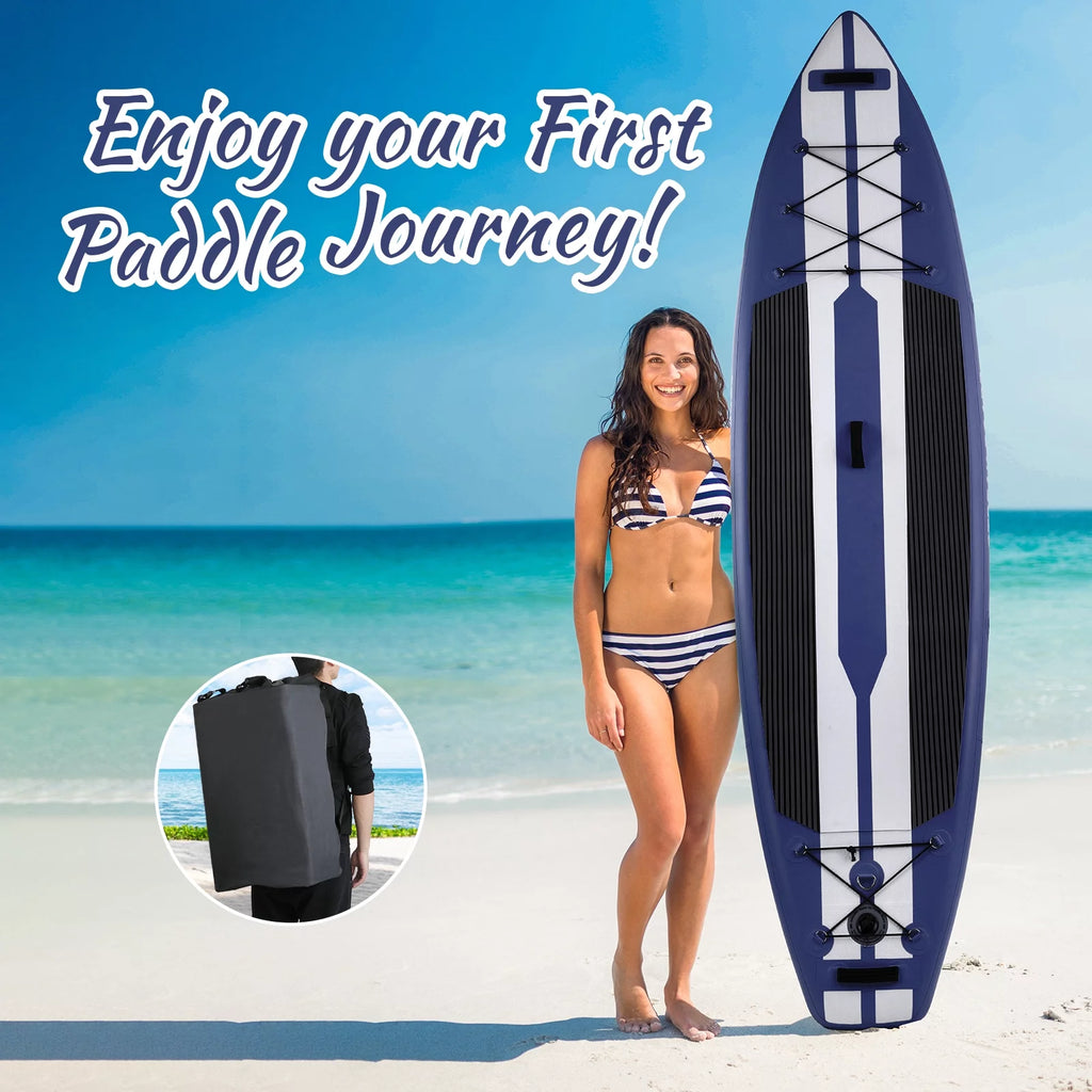 11' Inflatable Stand up Paddle Board with SUP Accessories H53634