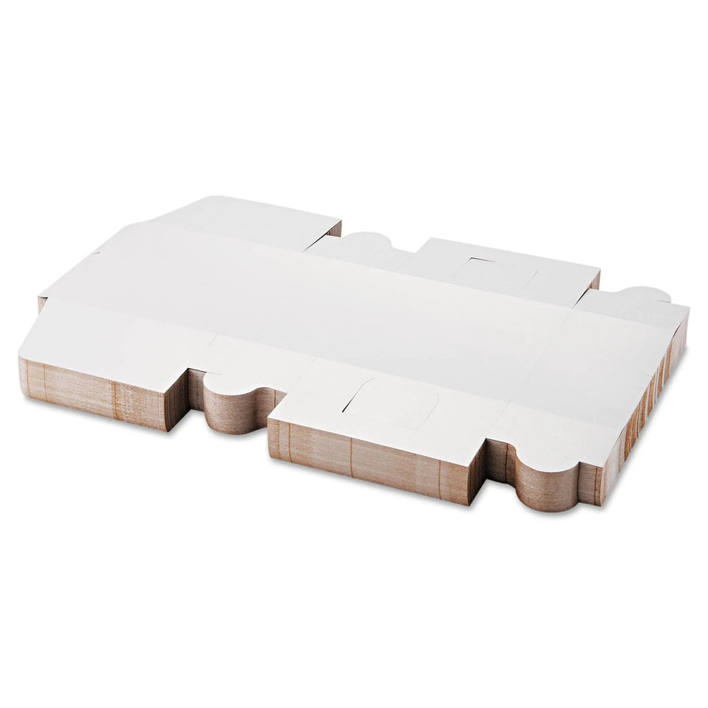 White 10W x 10D x 5 1/2H Bakery Boxes 100/Carton G48546