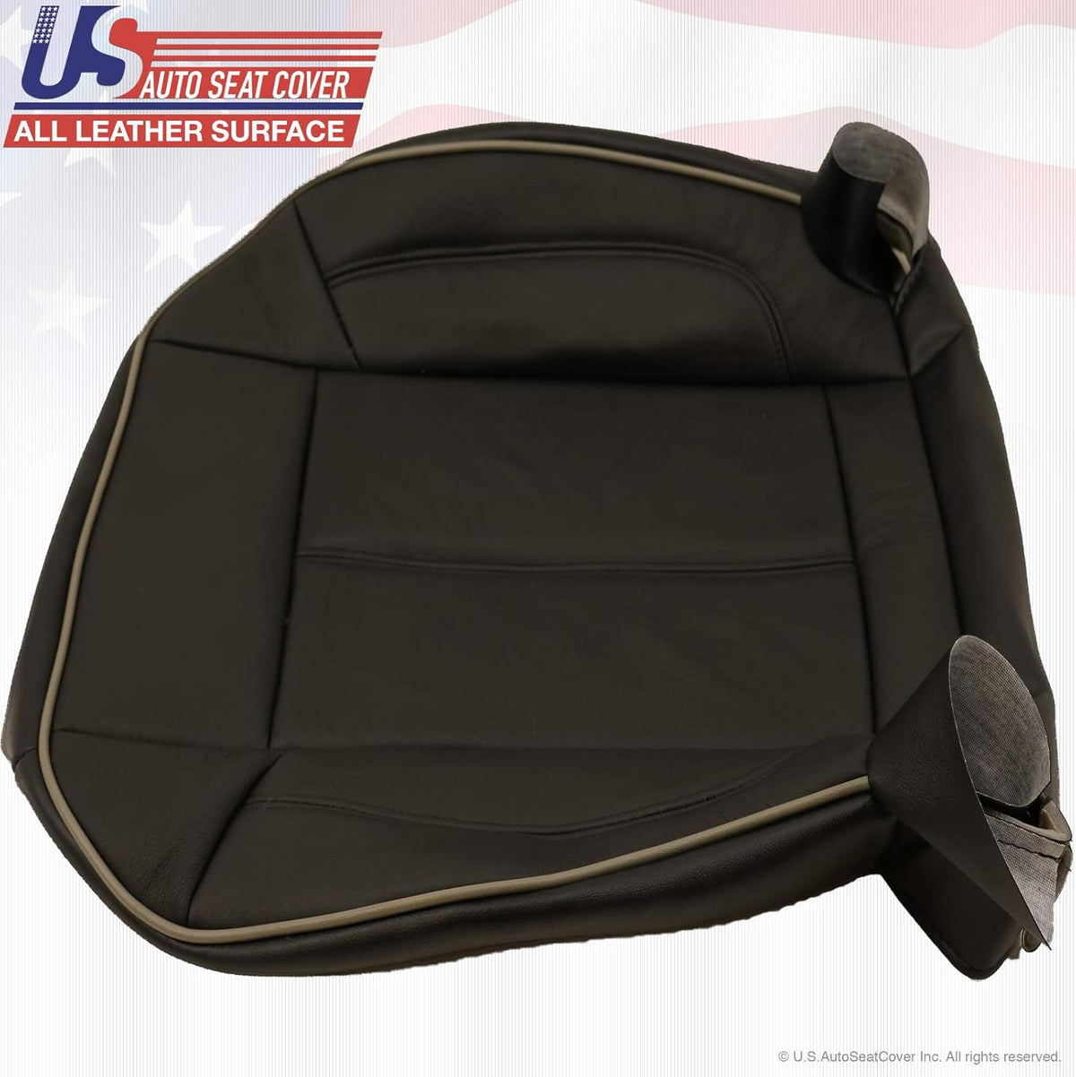 Black Leather Seat Cover for Hummer H3 A38414
