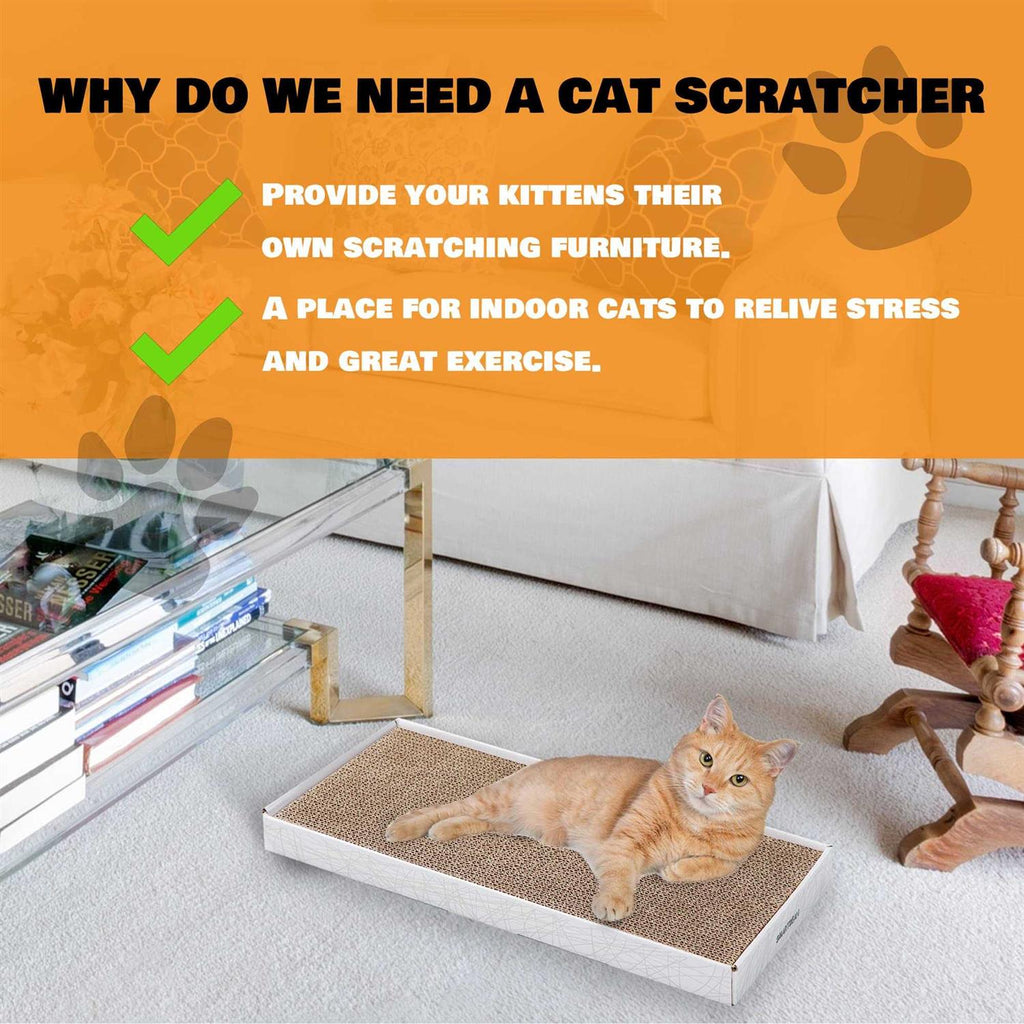 3PCS Double-Sided Cat Scratcher Cardboard X911