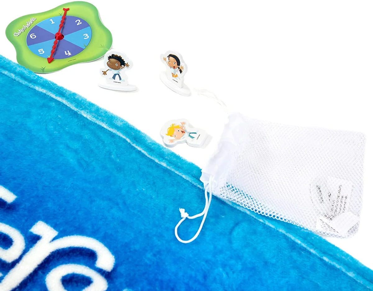 4 Piece Microfiber Game Blanket Set, Blue O293