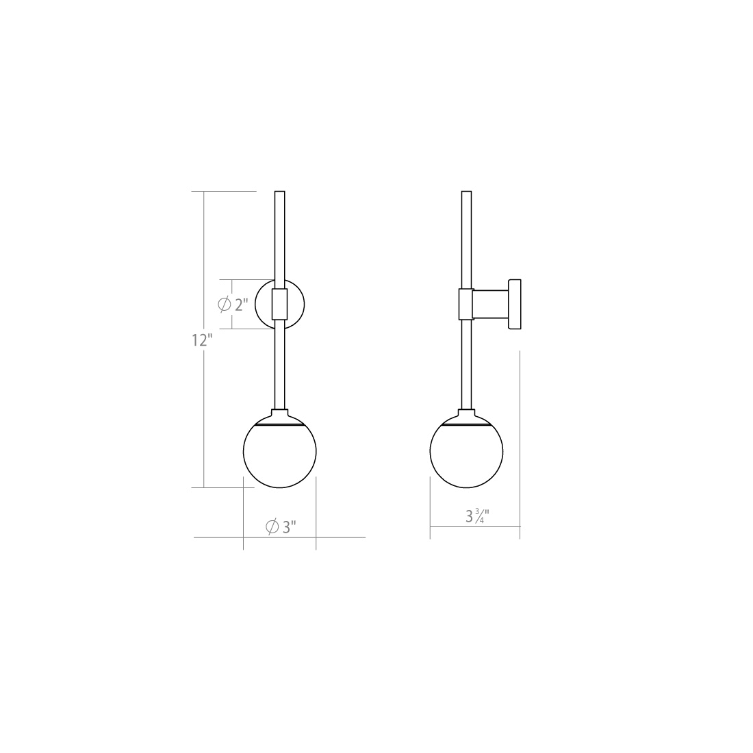 Satin Nickel LED Sconce N872921