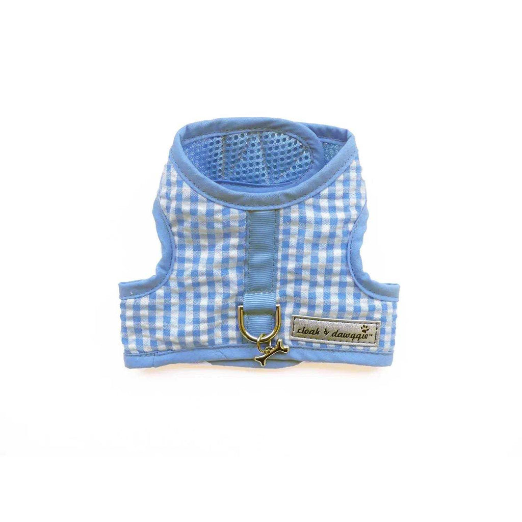 Teacup Gingham Dog Harness Vest L2169