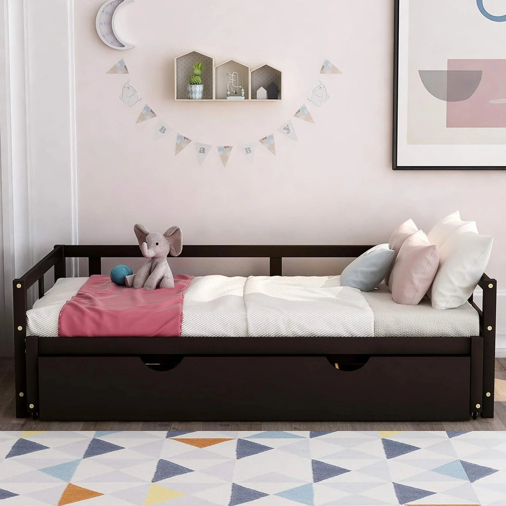 Espresso Daybed with Trundle L174823