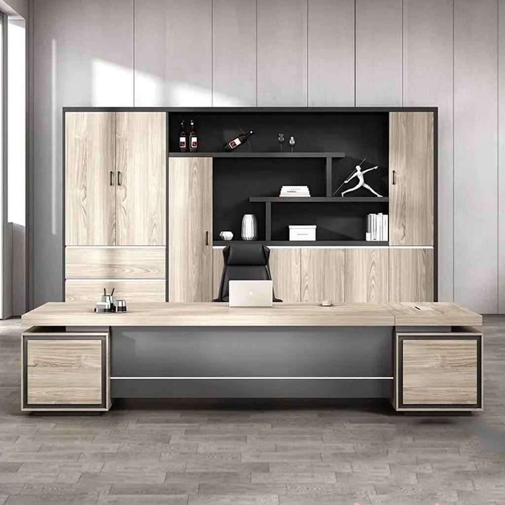 Executive Office Desk with Drawers Y45530