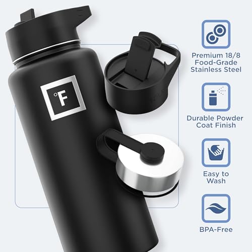 Stainless Steel Double Walled Vacuum Insulated Water Bottle 32 Oz T54429