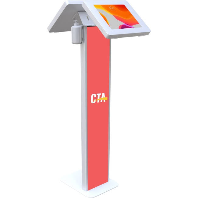 Dual Enclosure Kiosk Stand for 2 Tablets Q4060