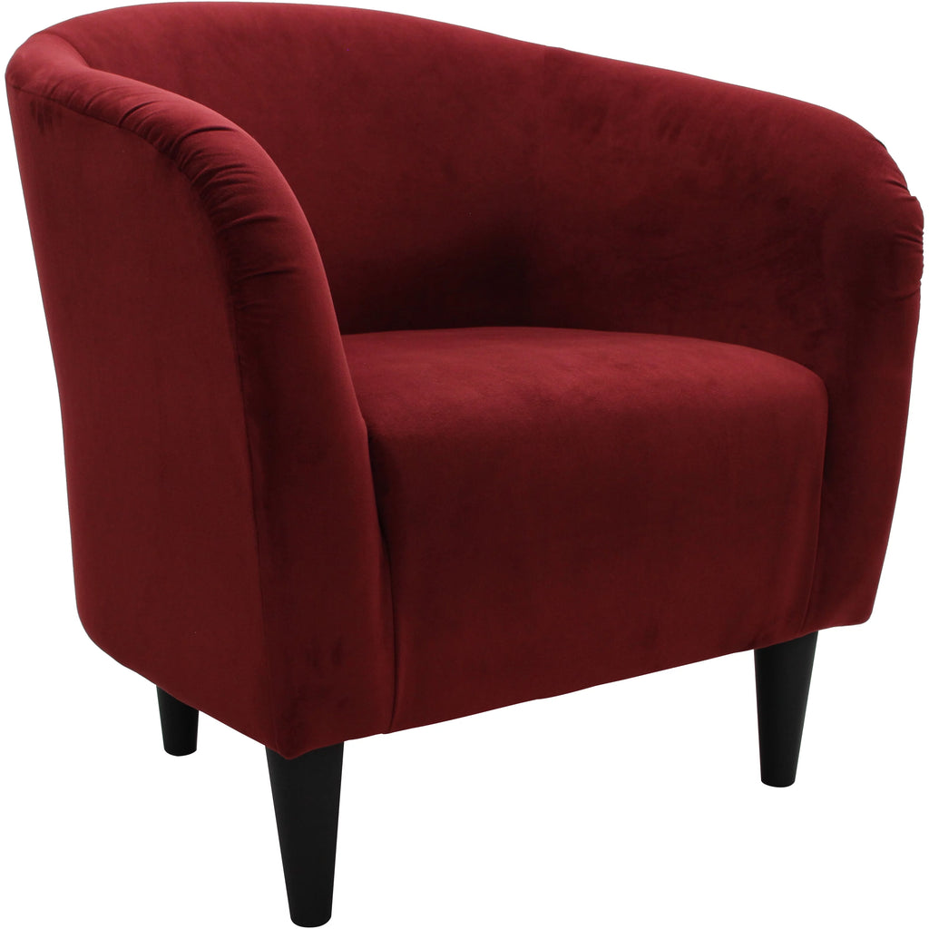 Dove Gray Microfiber Accent Chair U5106