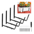 Adjustable Window Planter Box Brackets 4 PCS B7352