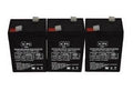 6V 4.5 Ah Medical Replacement Battery 3 Pack W968