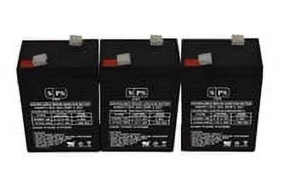 6V 4.5 Ah Medical Replacement Battery 3 Pack W968