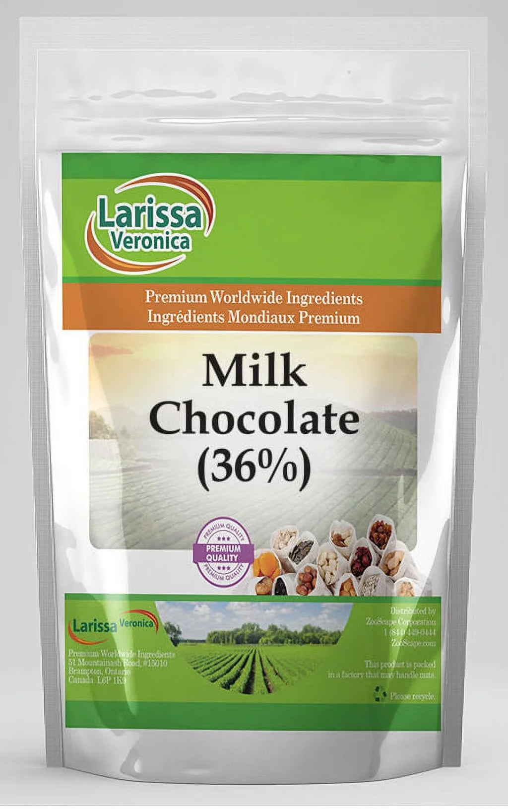 Milk Chocolate 37% Couverture Drops N856