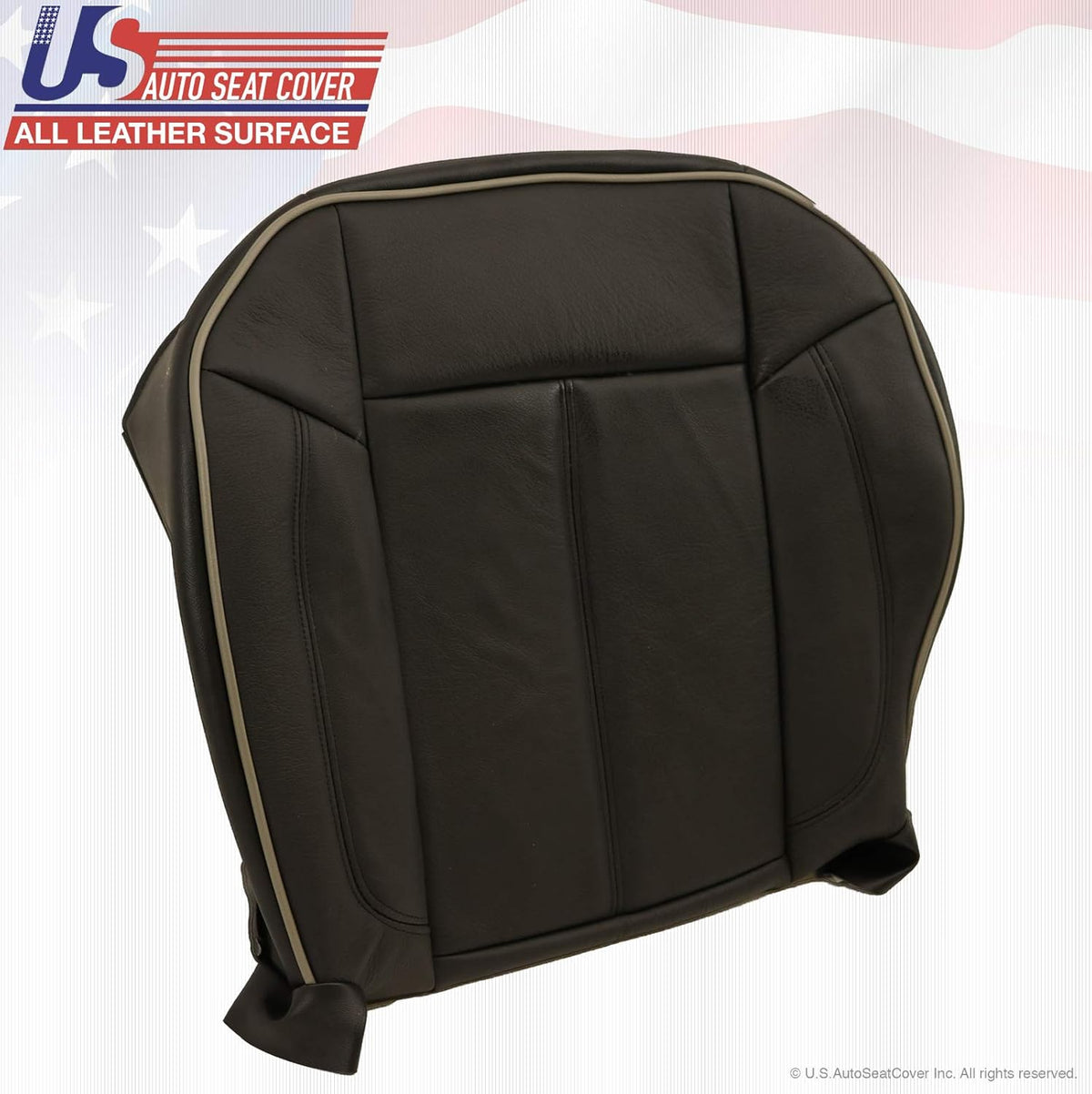 Black Leather Seat Cover for Hummer H3 A38414