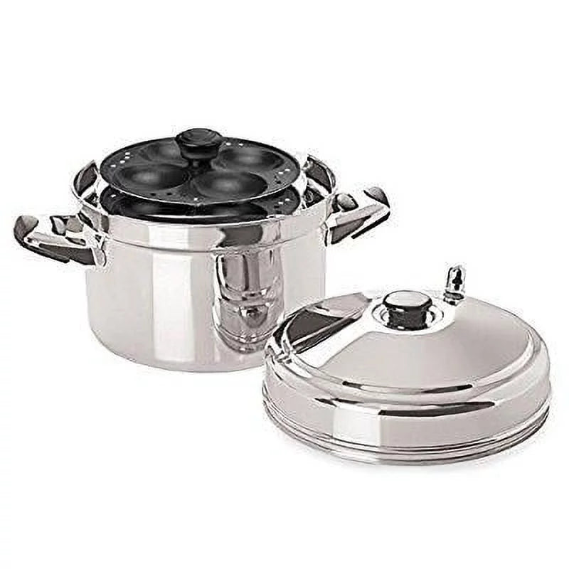 Stainless Steel Idli Cooker with Non-Stick 6-Rack Idly Stand Y4527
