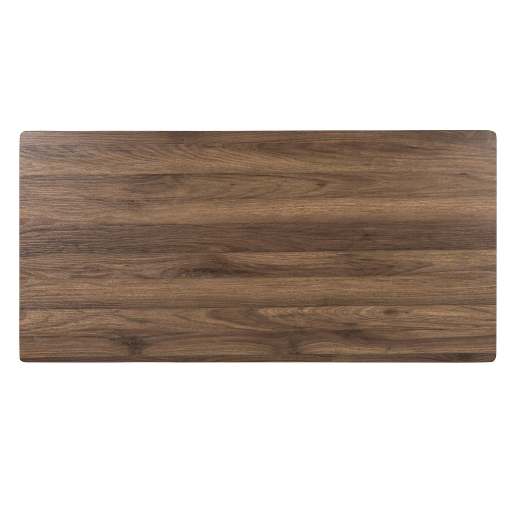 Rustic Walnut Desk with Three Drawer P162584