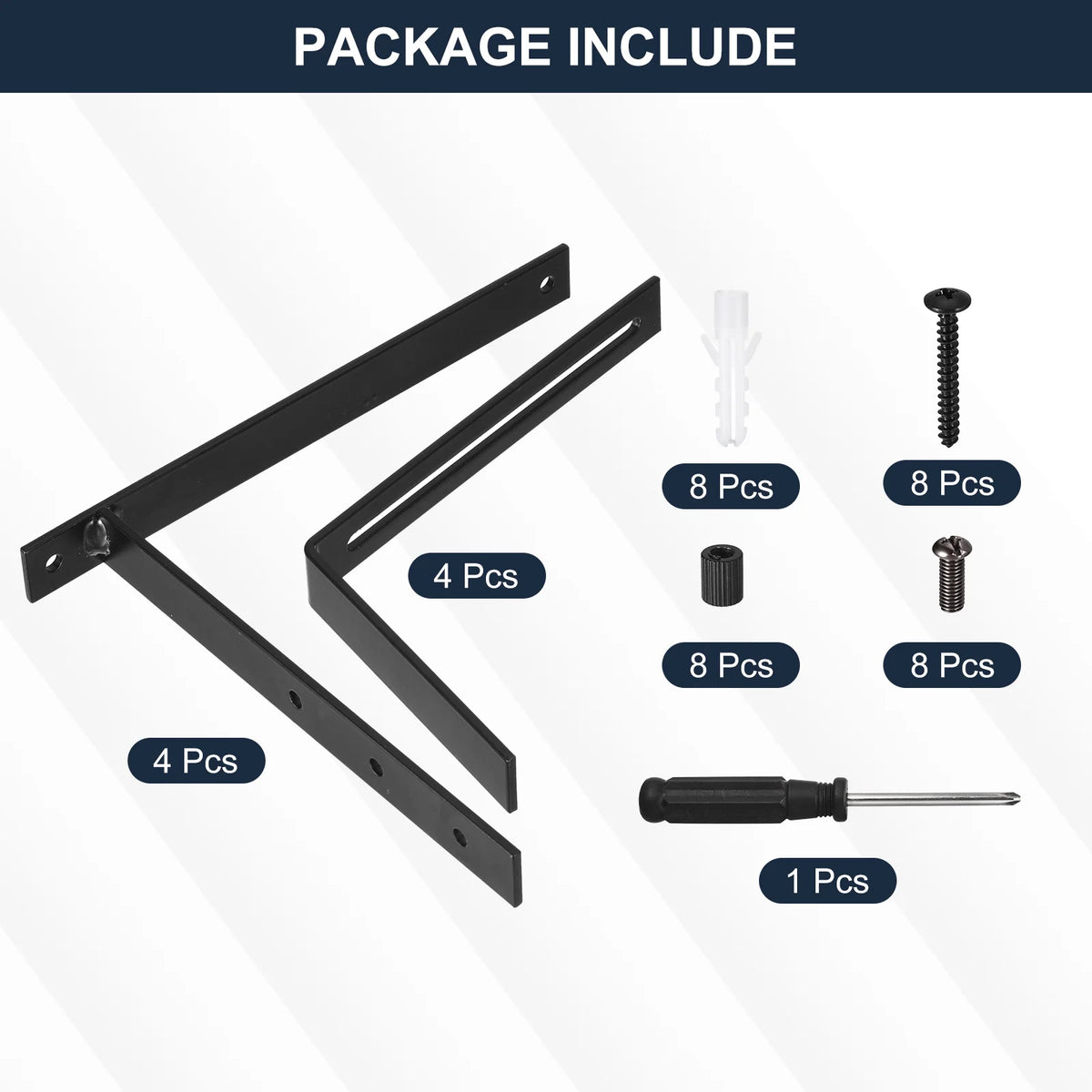 Adjustable Window Planter Box Brackets 4 PCS B7352