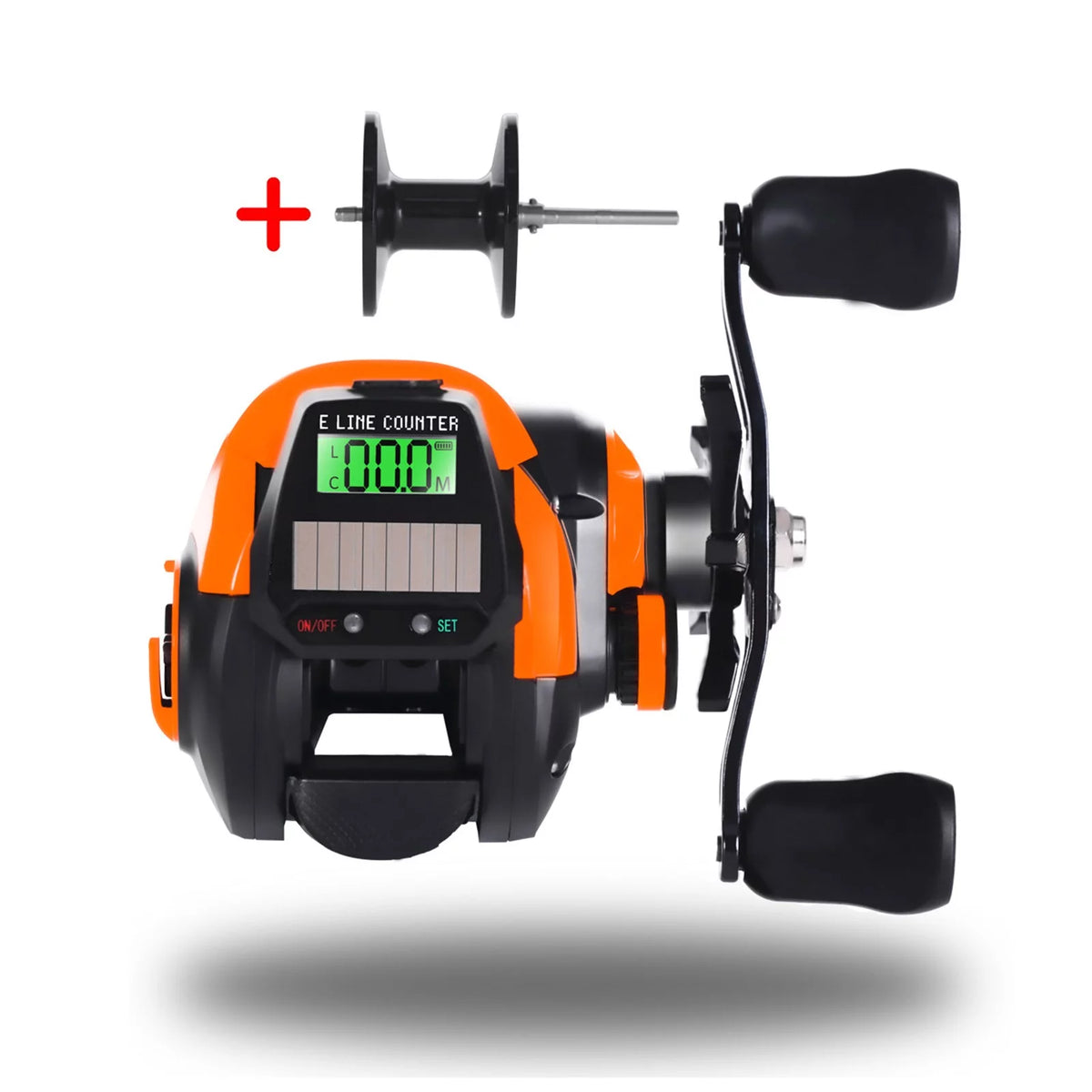 Double Spool Solar Fishing Baitcasting Reel T70829