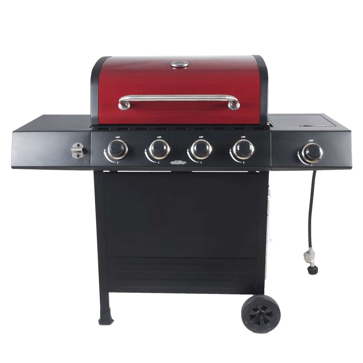 Red Sedona 4-Burner Propane Gas Grill with Side Burner D592692