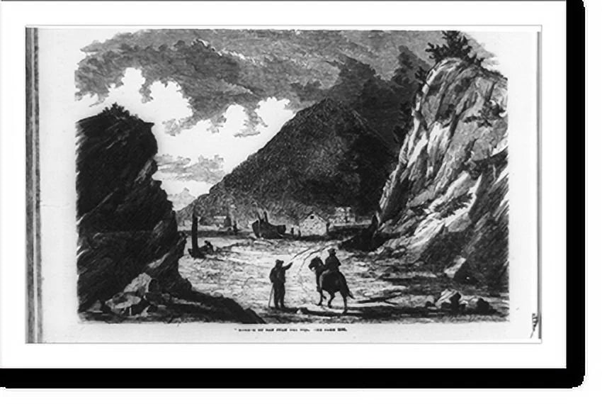 Historic Framed Print, Harbor of San Juan Del Sur, 17-7/8" x 21-7/8" D8875