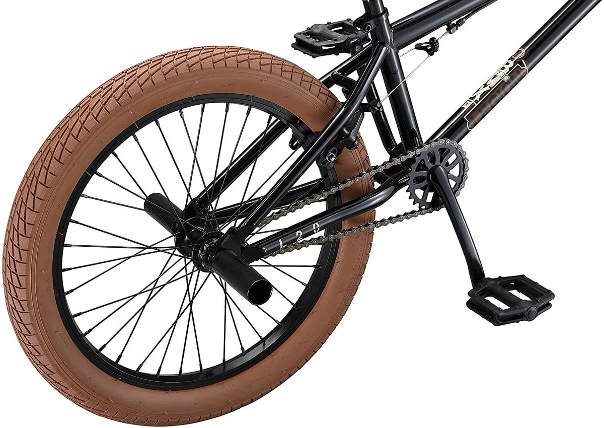 20-Inch Steel Frame Black BMX Bike J92107