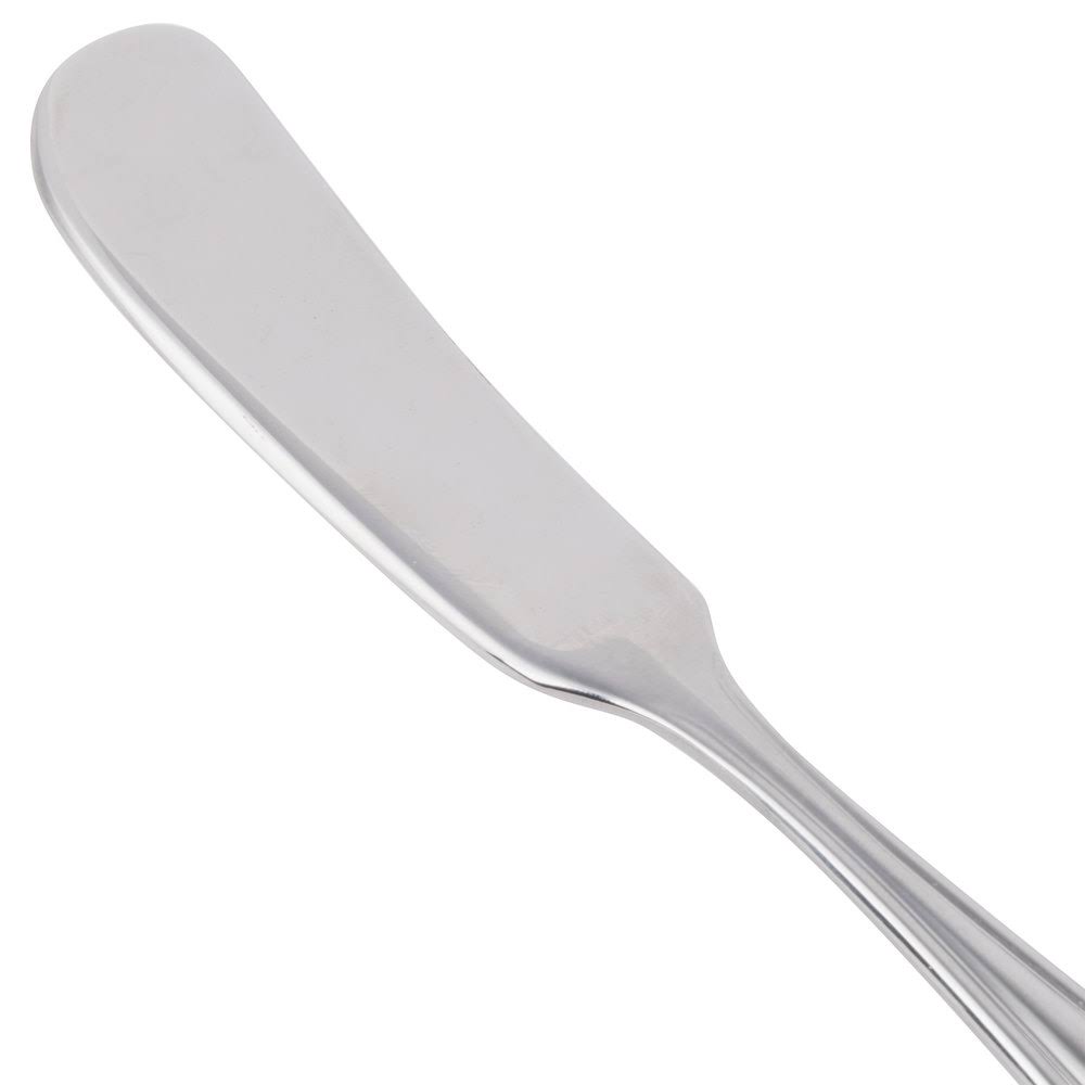 18/0 Stainless Steel Butter Spreader - 36/Case O72877